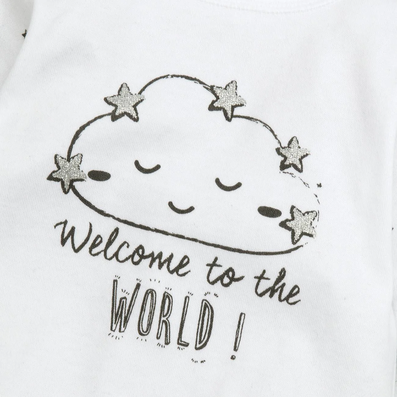 Baby 3 Pack Age Milestone Bodysuit Set - Image 3