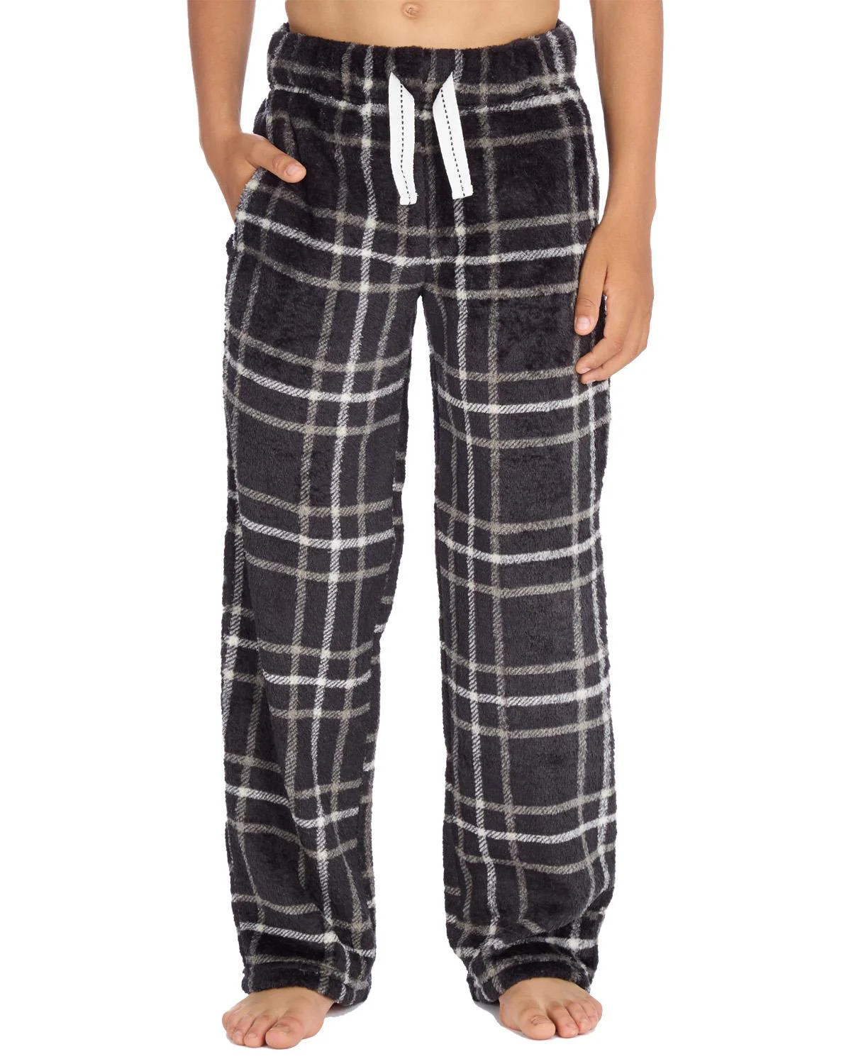 Cargo Bay Boys Polished Fleece Check Lounge Pants - Image 18