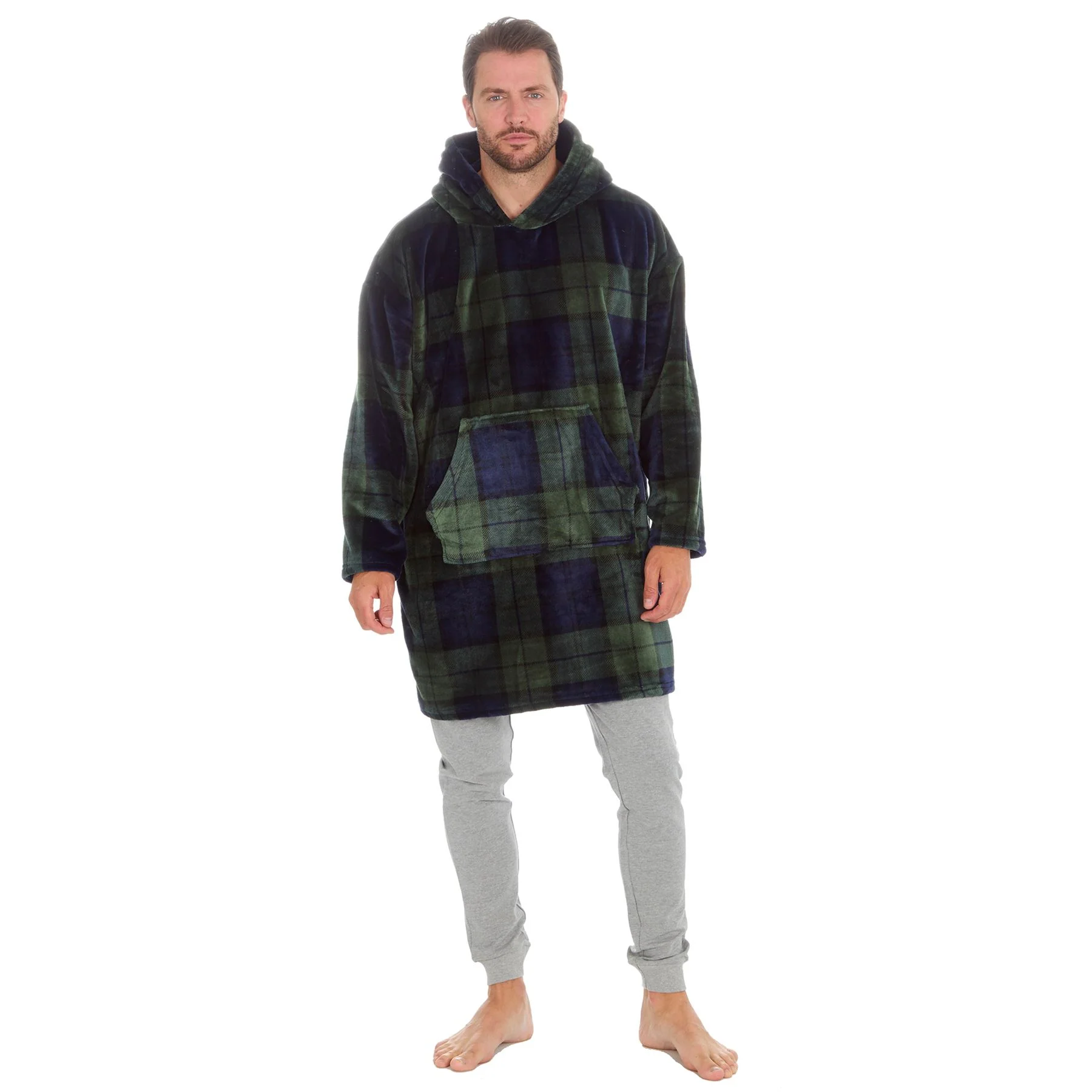 Huggable Mens Polished Fleece Oversized Hoodie - Image 14