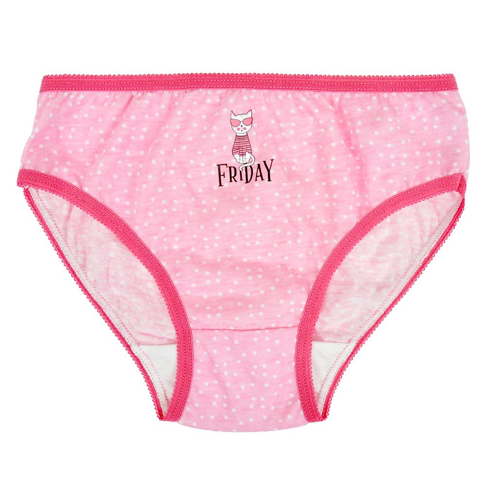 Tom Franks Girls 7 Pack Days of the Week Briefs - Image 6