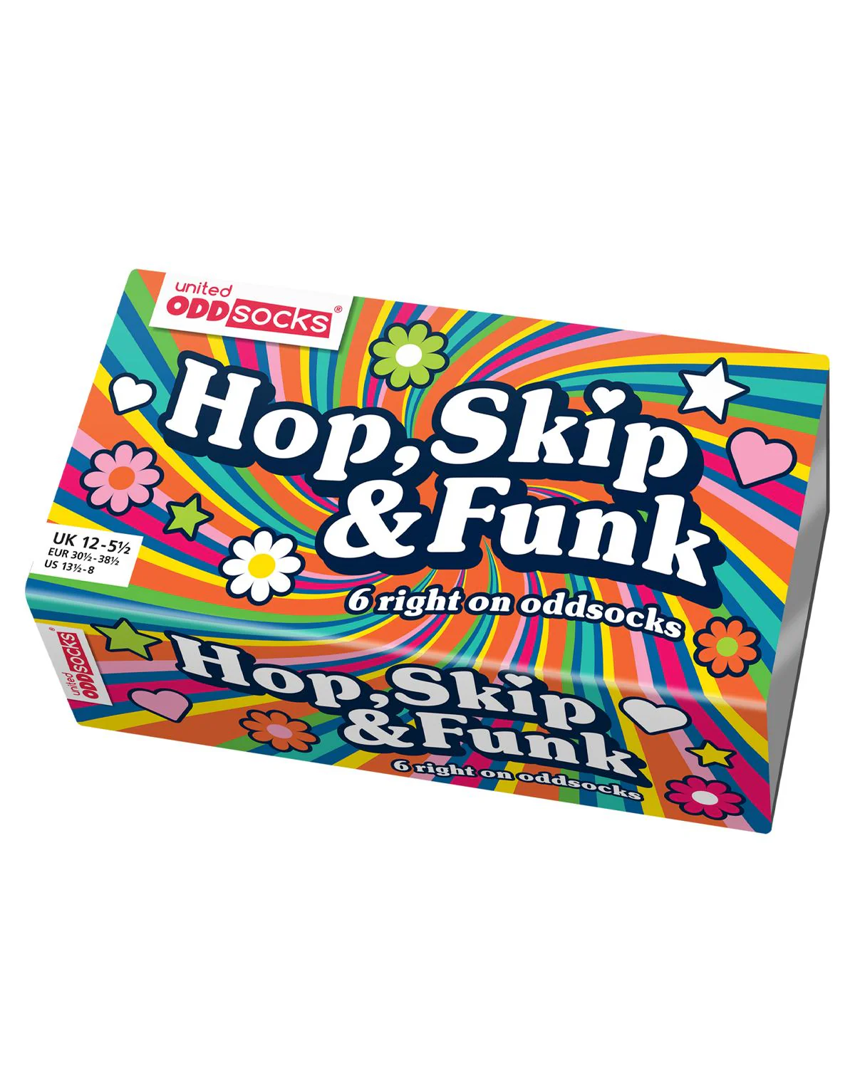 United Oddsocks Girls Hop, Skip & Funk Socks Gift Box - Image 3